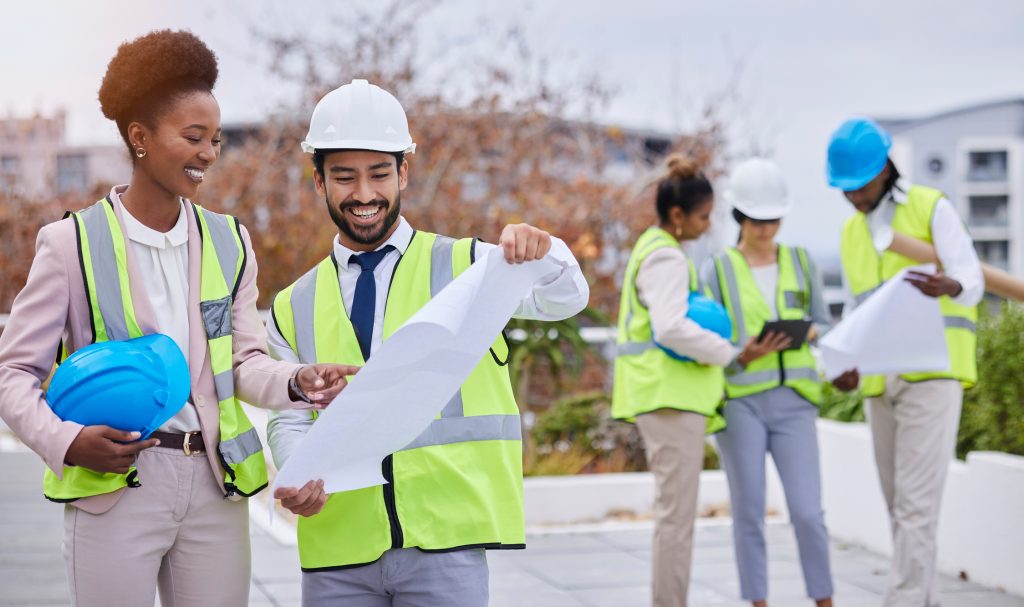 Group of Construction Workers