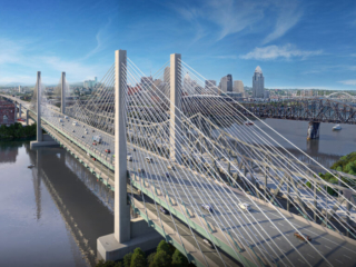 Brent Spence Bridge Suspension Rendering